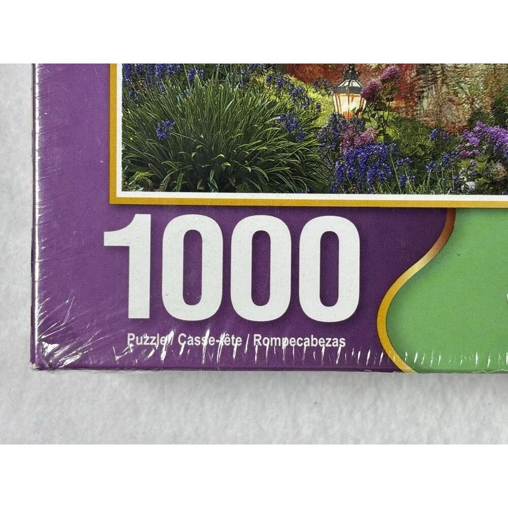 Springbok 1000 Piece Jigsaw Puzzle – Scenic Garden Bridge – Brand New Factory Se